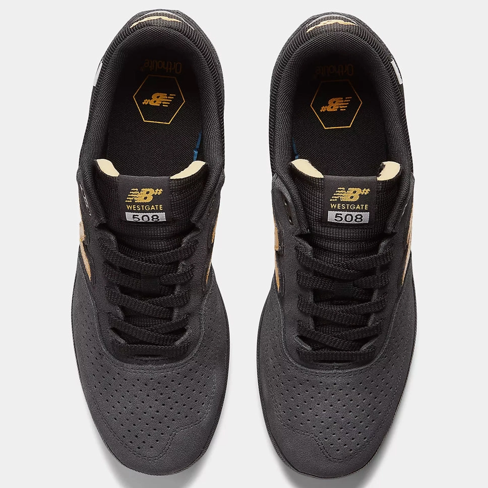 New Balance Numeric Brandon Westgate 508 Phantom Yellow Shoes Polka Dot New Balance