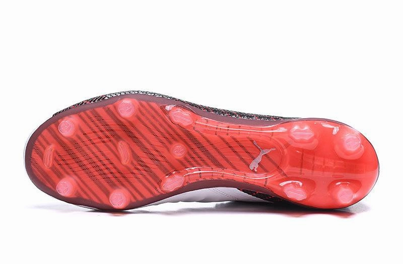 New Puma One 5.1 FG AG Soccers Cleats Shoes Red White Puma Golf Shoes Size 11