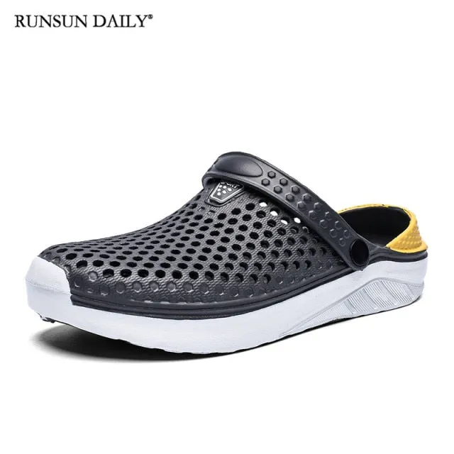 Slide Sandals With Heels Unisex Summer Sandals Womens Beach Shoes Quick Dry Thick Sole Slipper Clogs Flip Flops for Men