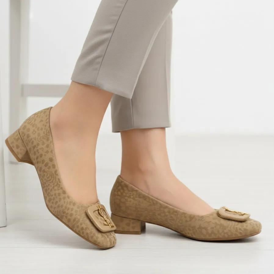 Colored Oxfords Ns1133G3 block heel