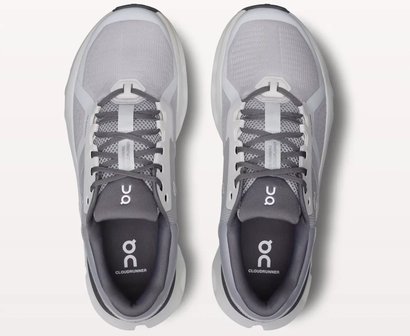 Zoom Run Shoes On Mens Cloudrunner 2- Frost/White (3ME10140622)