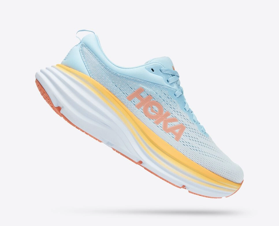 Women's HOKA Bondi 8 (Wide-D) - 1127954-SSCA Tn