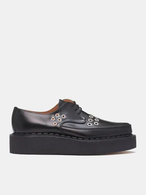 George Cox Diano Creepers (PO-K102-BLACK) Define Oxford Shoes
