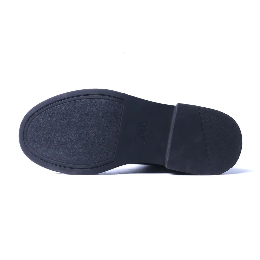 ZARA. . Leather Lace Up Shoe With Web