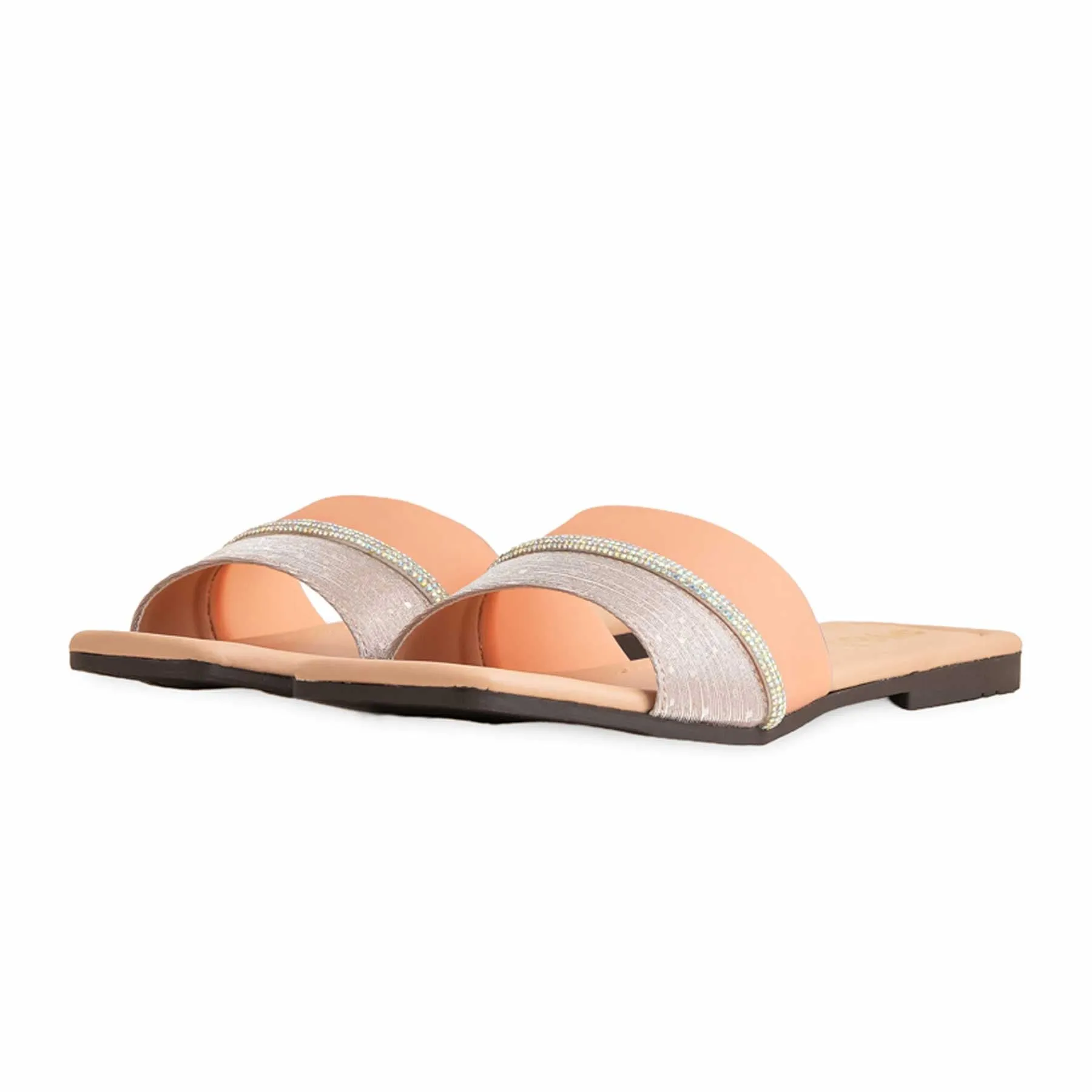 Size 11 Slides Peach Casual Slipper CL2034