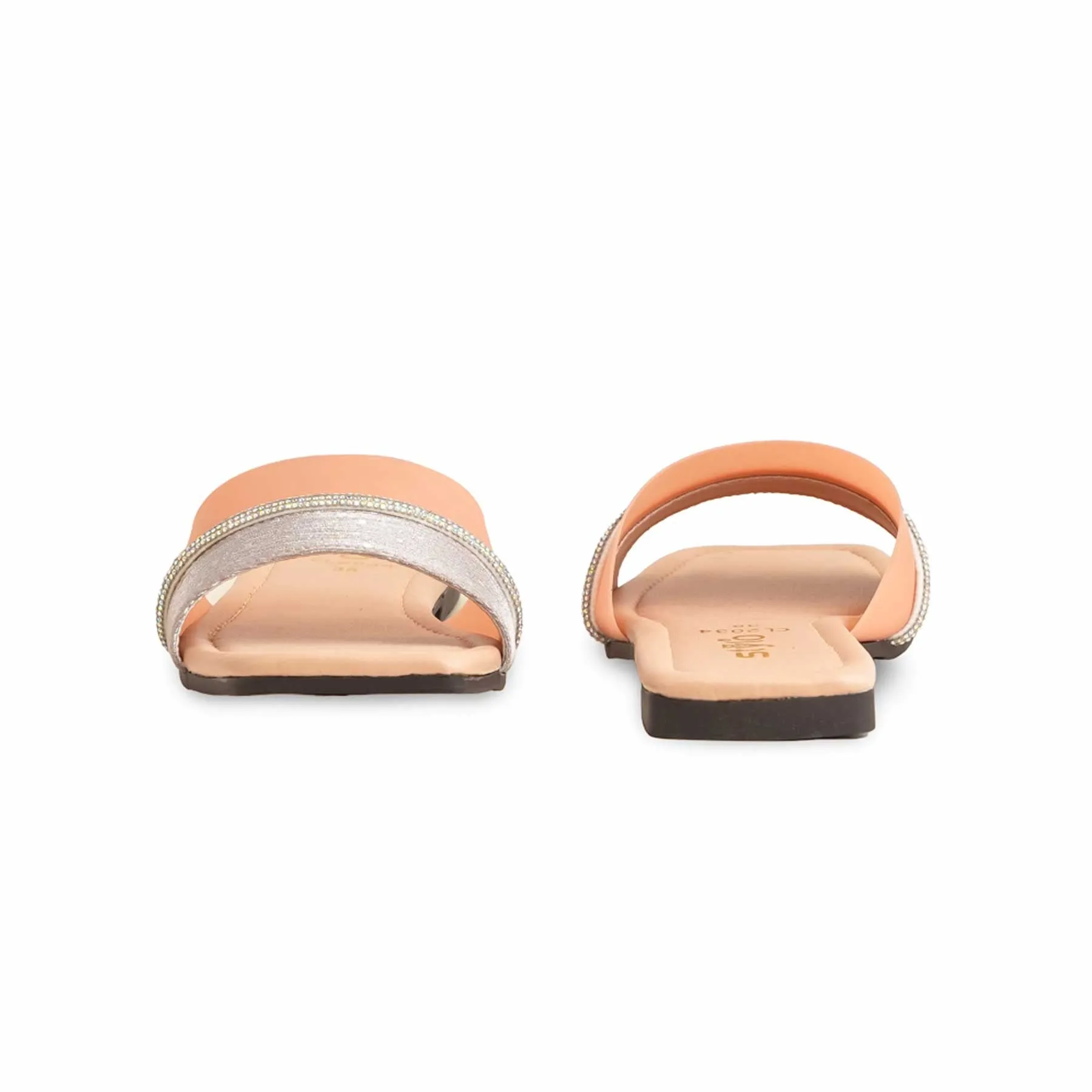 Ballet Slippers Nail Peach Casual Slipper CL2034