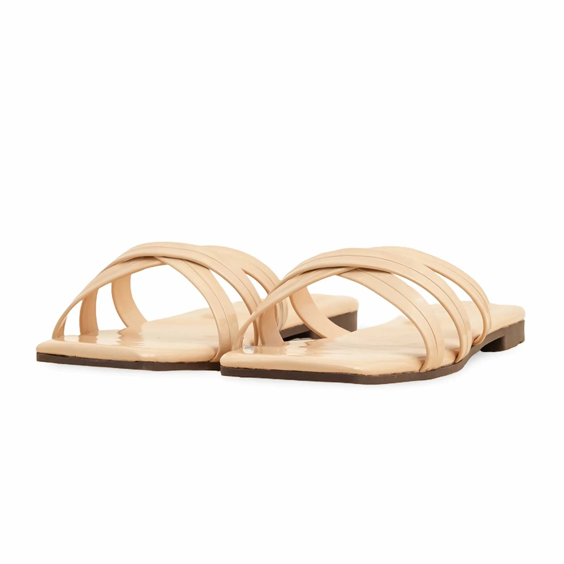 Beige Casual Slipper CL2067 Ball Slippers