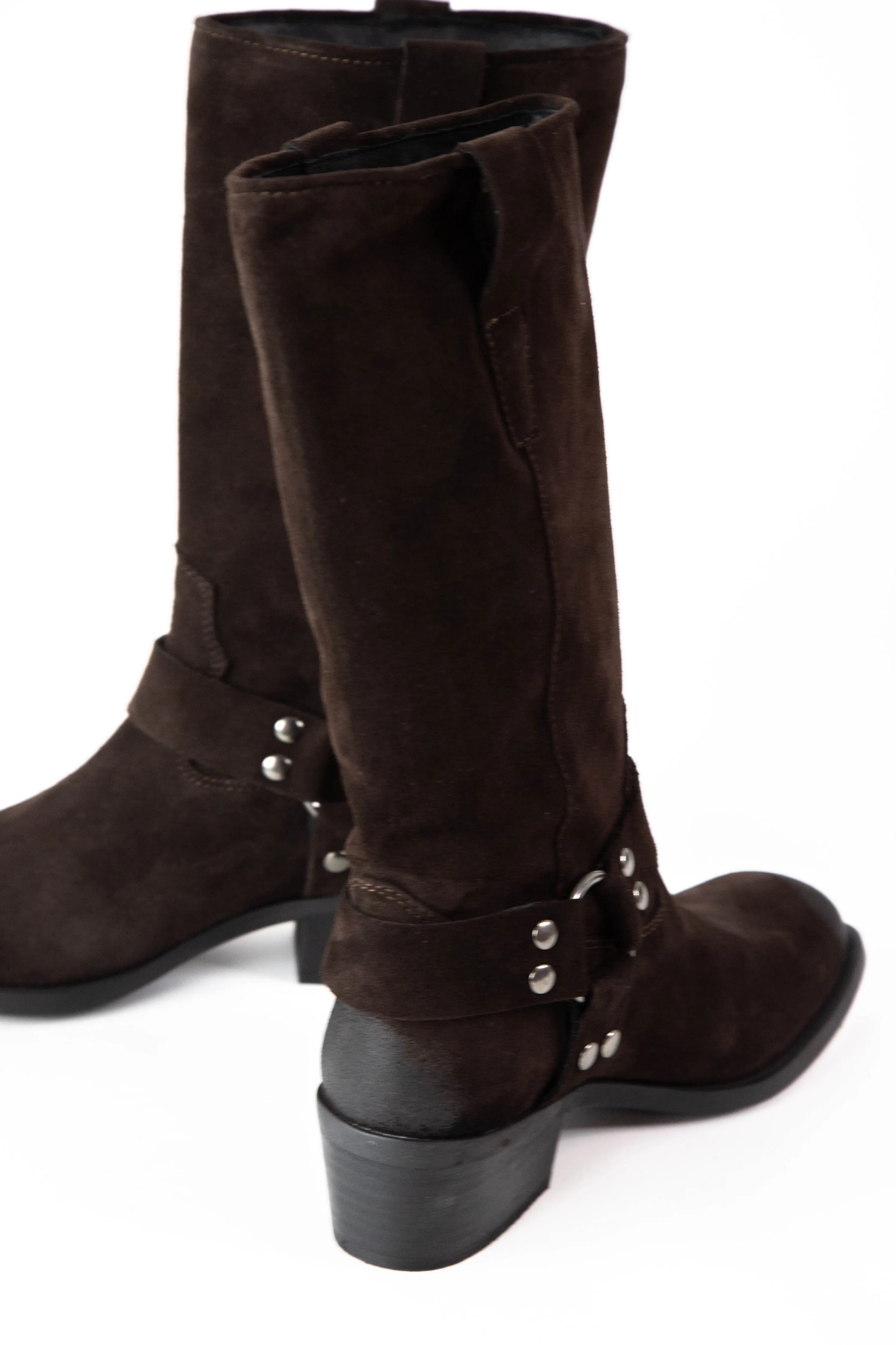 Ruskin Suede Leather Boot, Brown | Steve Madden Bottega Veneta Puddle Boots