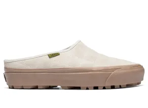 Fashion Nova Lace Up Shoes Vans LX Mule Style 17 in Suede Egret