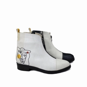 Cowboy Boots Leather Short Boots WFER145