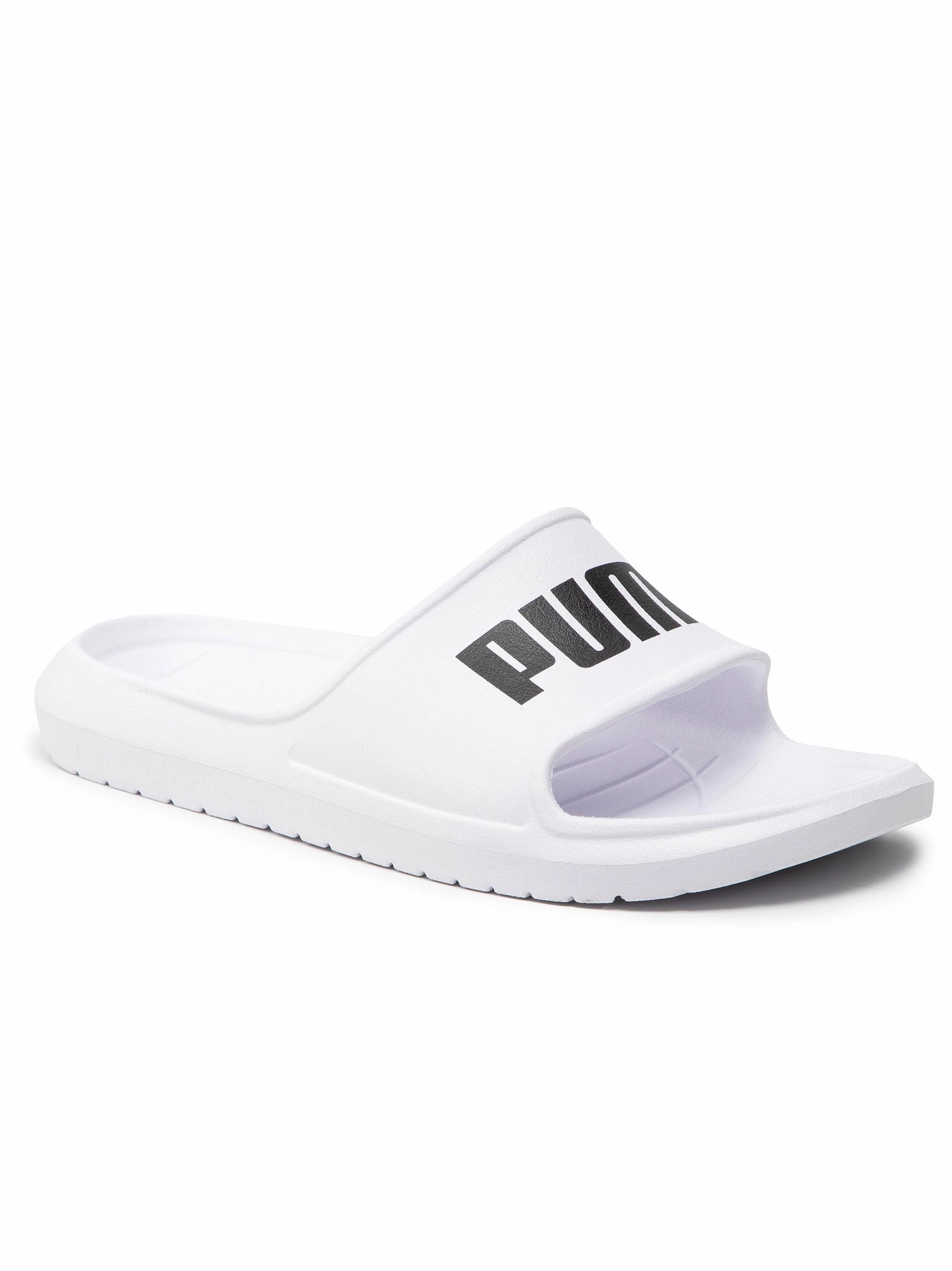 Happy Feet Slippers Shark Tank Men's Brand Logo Printed Slippers,White