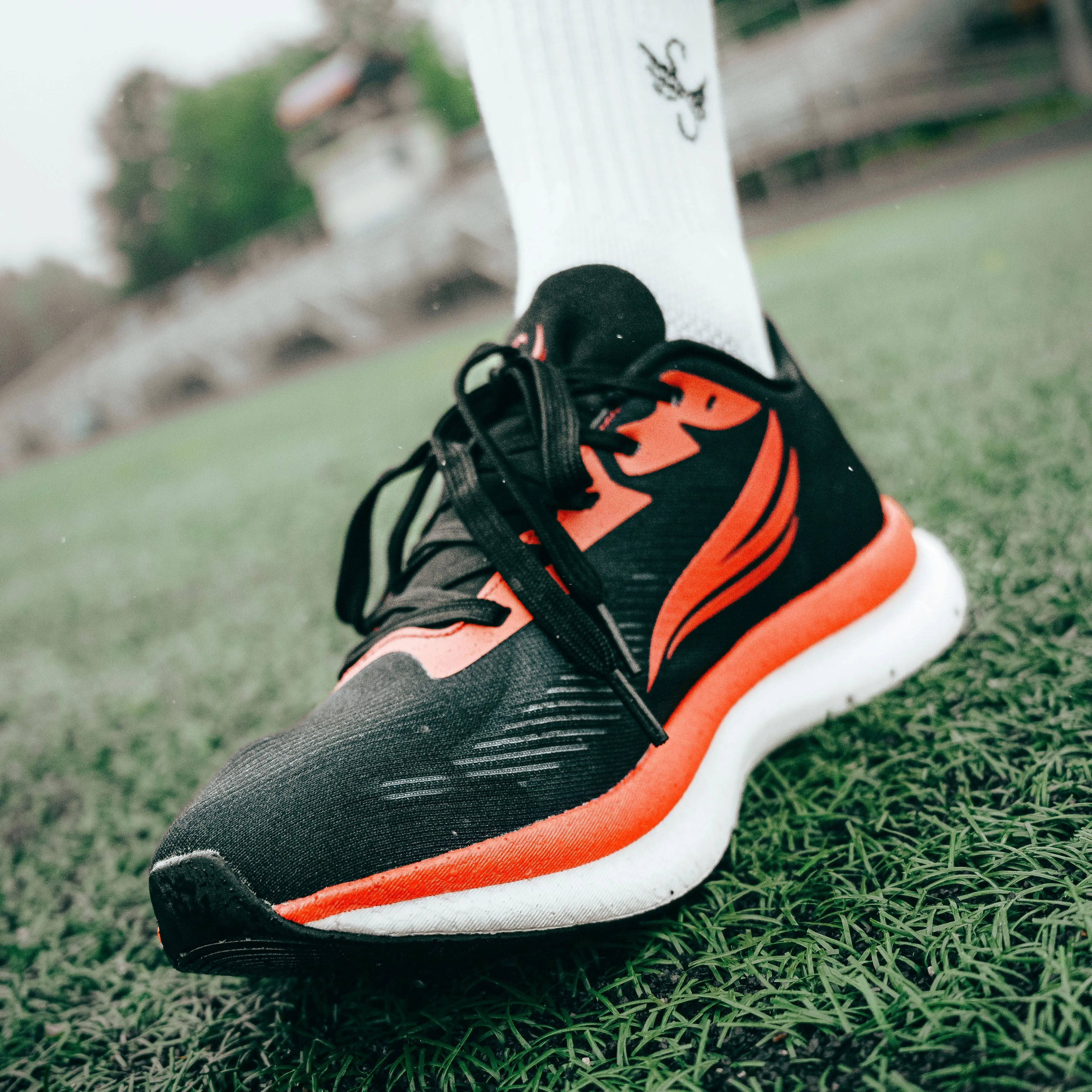 4mm Drop Running Shoes EQUUS Men Black Running Shoe