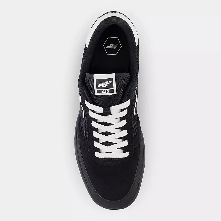 White New Balance Tennis Shoes For Women New Balance Numeric 440 Skateboard Shoes - Black / White
