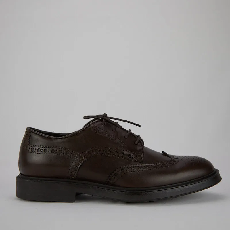 PHILOM TESTA DI MORO - Derby Uomo in Vitello - HUNDRED100 Casual Leather Derby Shoes