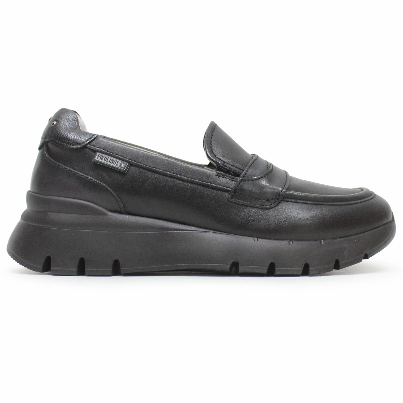 Jeans With Penny Loafers Pikolinos Asturias W9C Leather Women's Loafers Black Shoes
