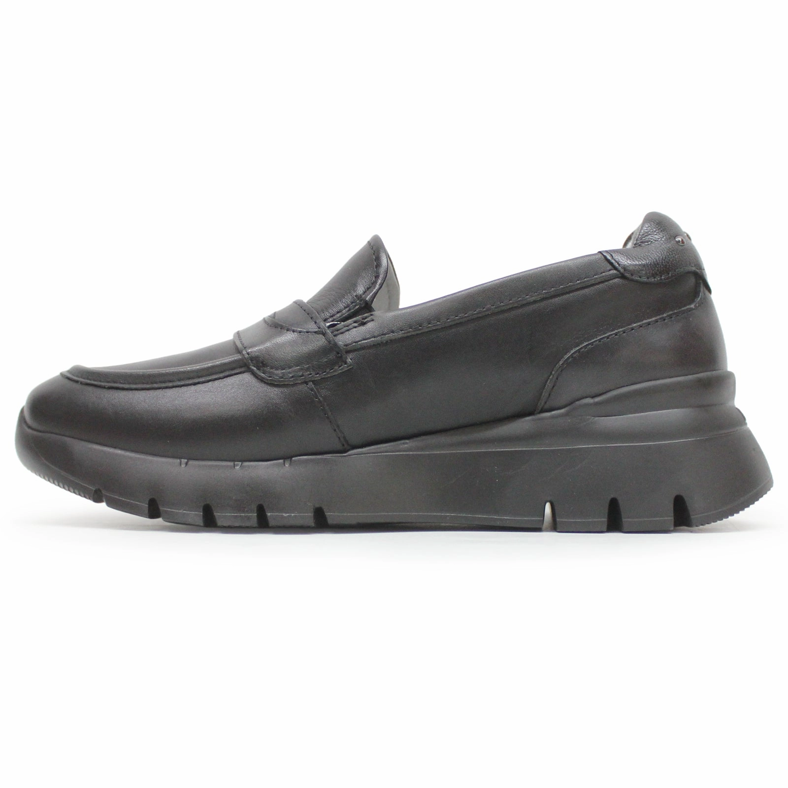 Pikolinos Asturias W9C Leather Women's Loafers Black Shoes Cushioned Loafers