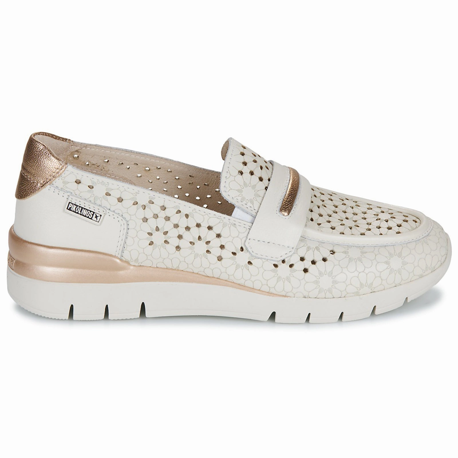 Pikolinos Cantabria W4R-6518 Leather Women's Loafers Nata Shoes Loafers Size 13