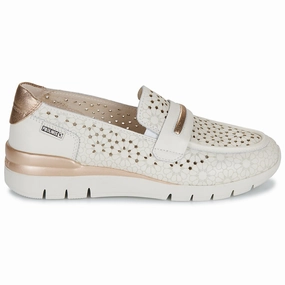 Adrien Loafers Pikolinos Cantabria W4R-6518 Leather Women's Loafers Nata Shoes