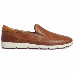 Pikolinos Fuencarral M4A-3221C1 Leather Men's Loafers Brandy Shoes Merrell Loafers