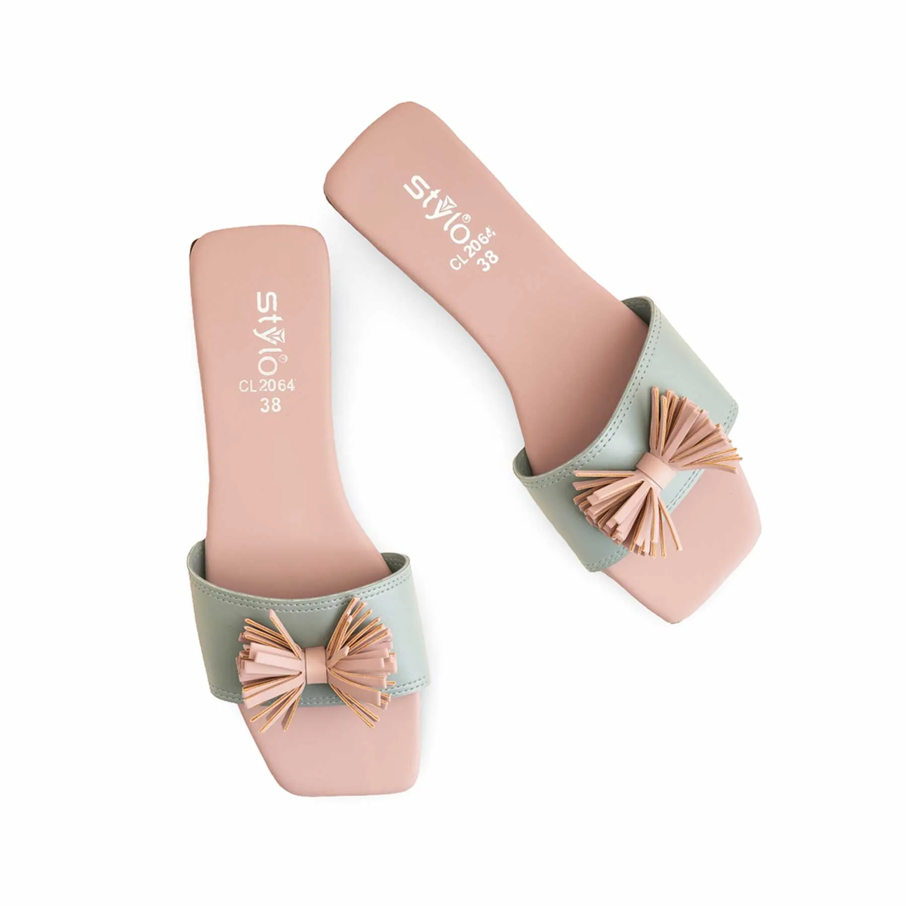 Pink Casual Slipper For Ladies Cl2064