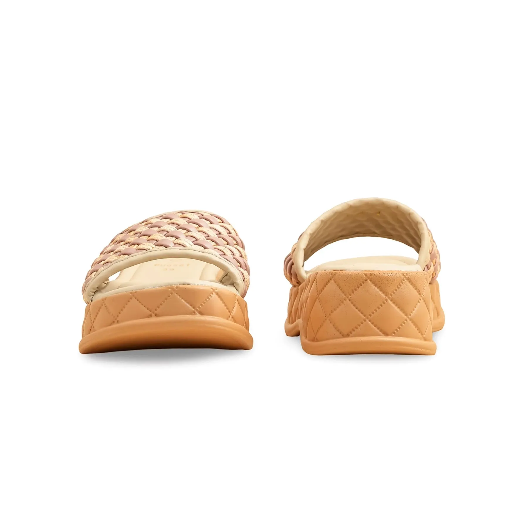 Comfy Home Slippers Pink Formal Slipper For Ladies PU0561