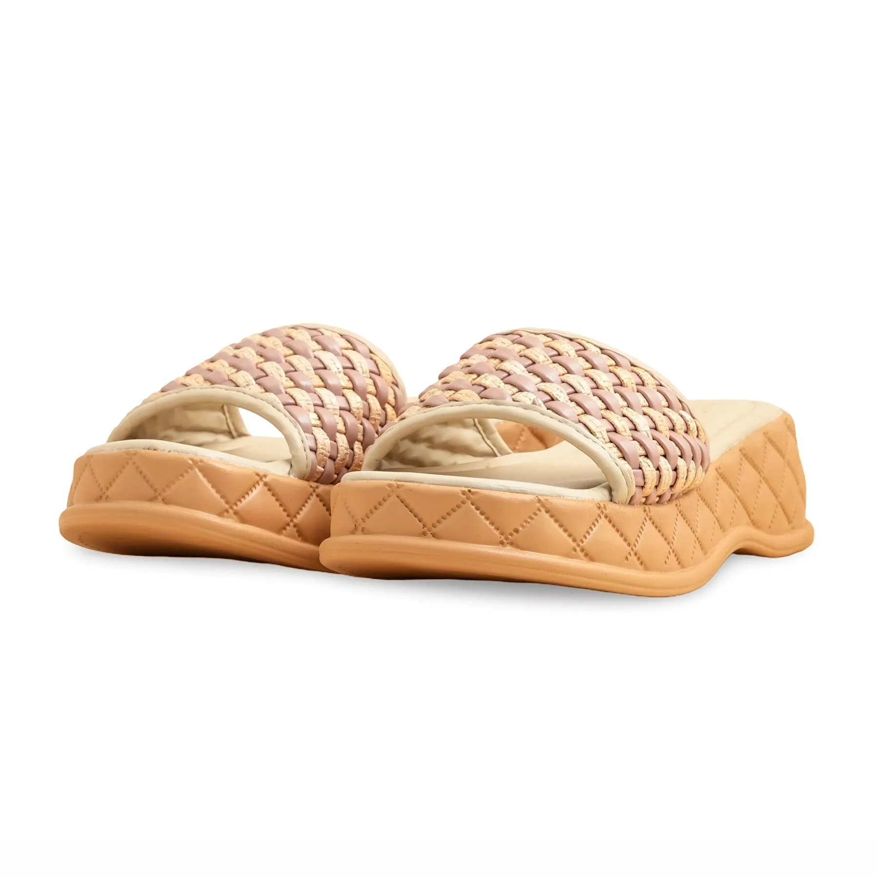 Pink Formal Slipper For Ladies PU0561 Olukai Slippers