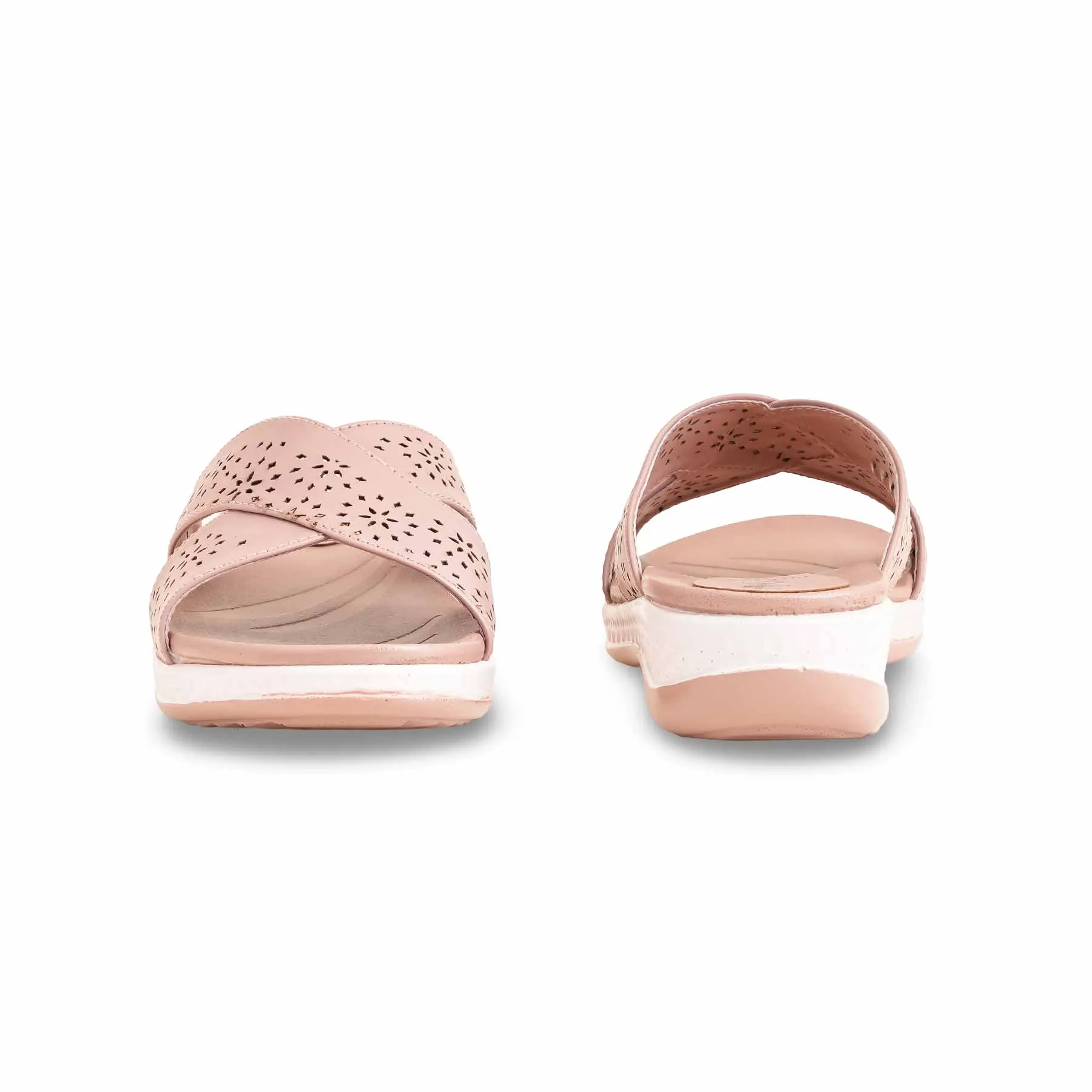 Pink Formal Slipper PU0490 Slippers Outside