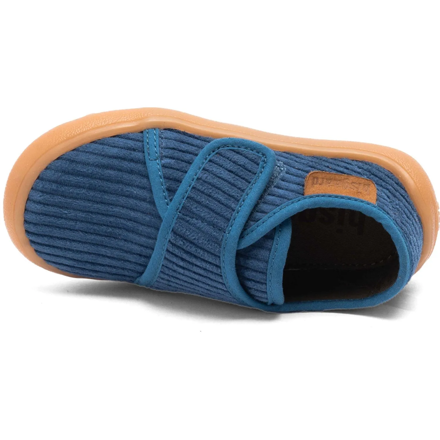 Bisgaard Petrolio Pav Home Shoe Fluffy Back Strap Slippers