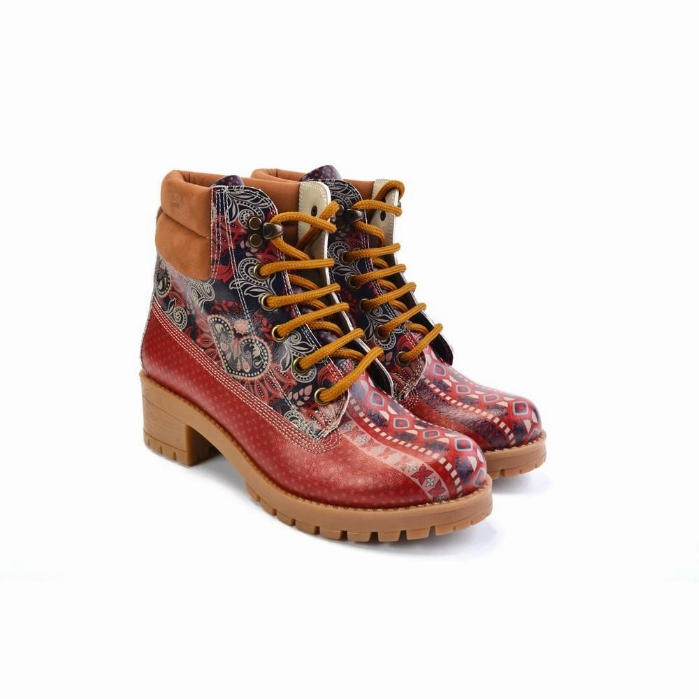 Suede Square Toe Boots Short Boots KAT125