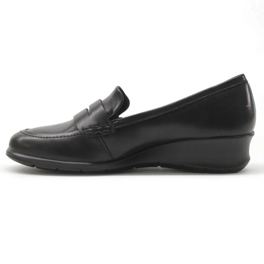 Suede Lace Up Shoes Casual Ecco Felicia Full Grain Leather Women's Wedge Shoes