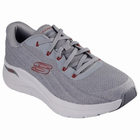 ARCH FIT 2.0 - ROAD WAVE - GRAY RED Ladies Heeled Brogues