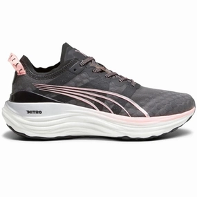Women's Puma ForeverRun Nitro, Puma Black/Koral Ice/Silver, 6.5 B Medium Puma Shoes Size Chart In Cm