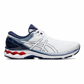 Asics Tennis Shoes Solution Speed Ff Men's Asics Gel-Kayano 27, White/Peacoat, 13 D Medium