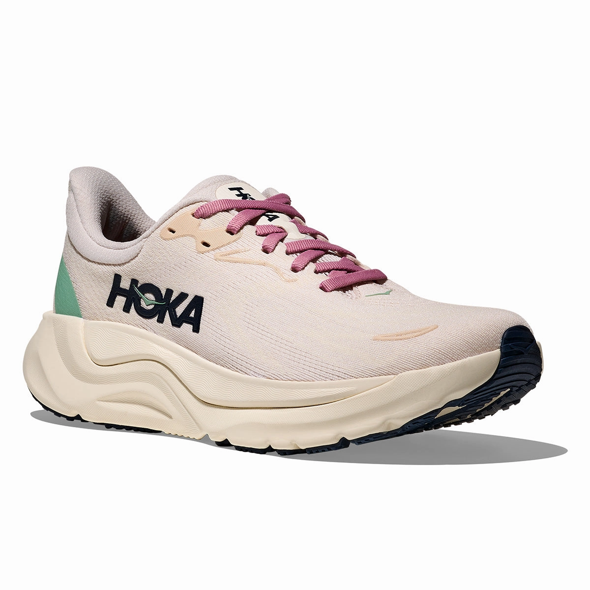 Hoka Arahi 8 Womens | Rose Cream / Alabaster Kawana 2