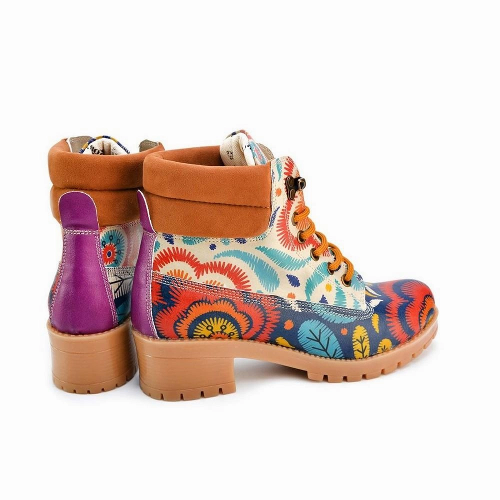 High Boots Tan Short Boots KAT129