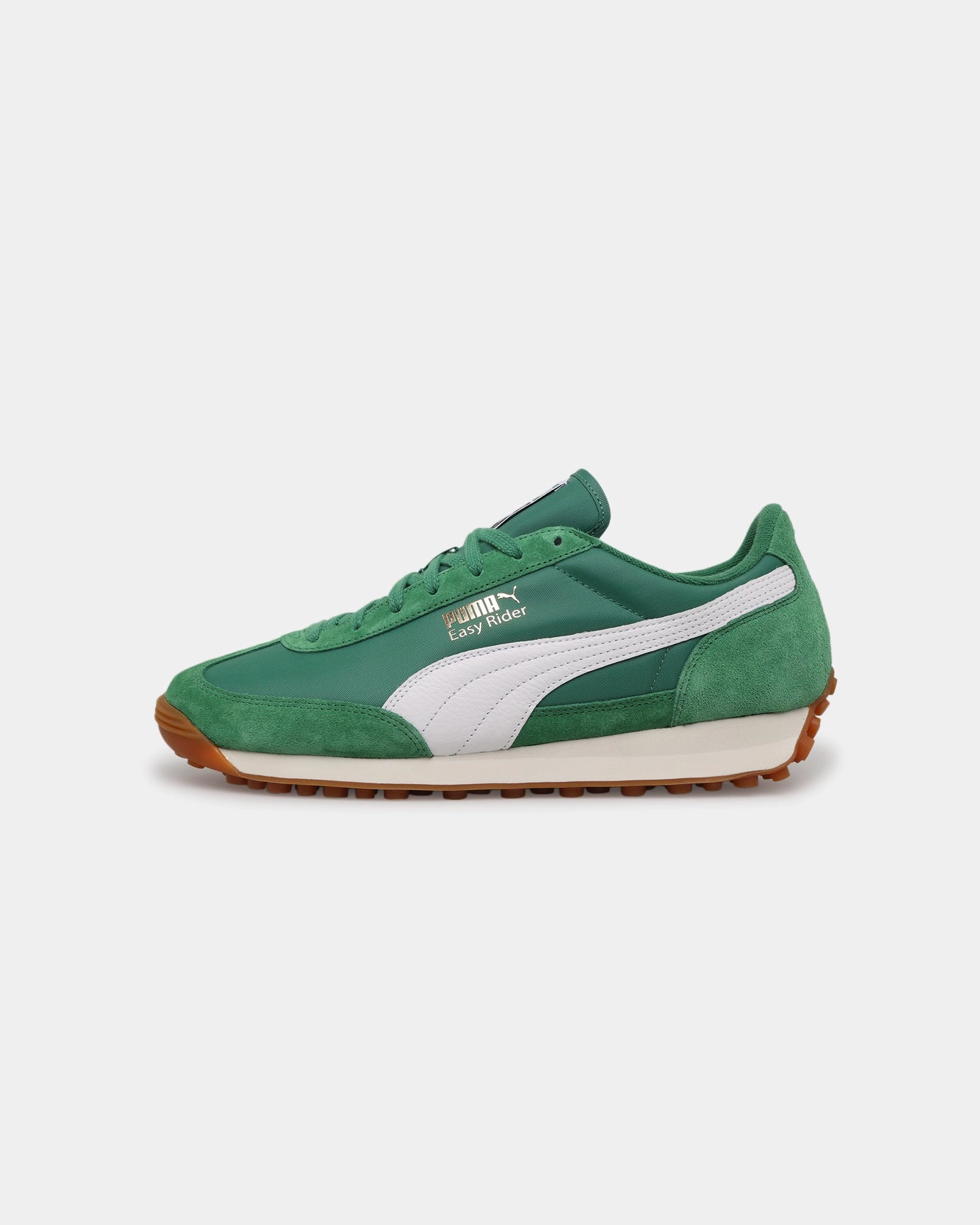 Puma Easy Rider Vintage Puma White/Arch Green Puma Basketball Shoes Court Rider