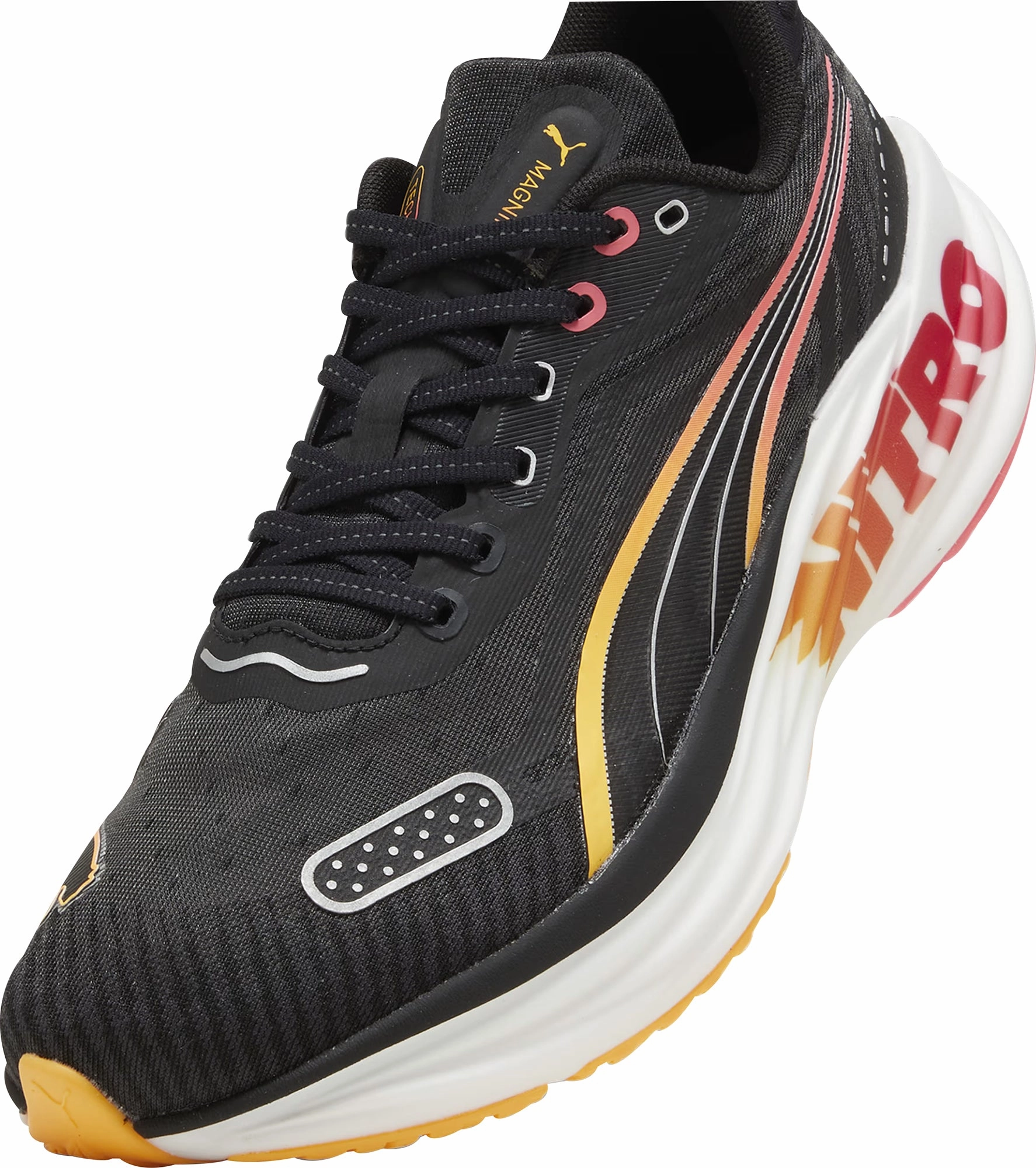 Puma Shoes Nba Players Puma Magnify Nitro 2 Tech Mens Running Shoes - Black