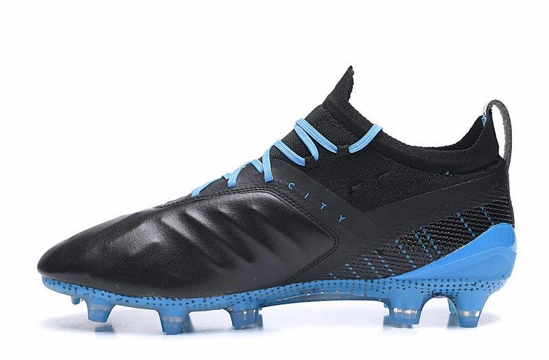 Puma One 5.1 FG AG Soccers Cleats Shoes Black Blue Best Basketball Shoes Puma