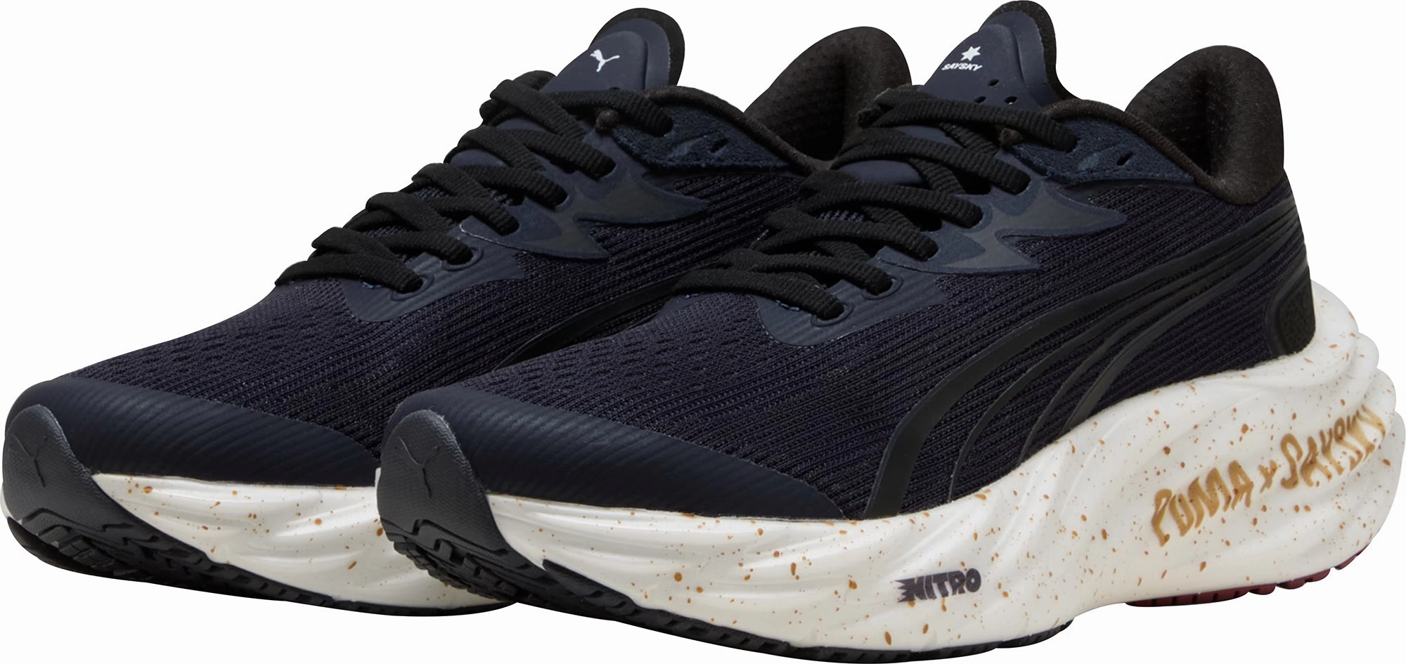 Puma Velocity Nitro 4 X SAYSKY Womens Running Shoes - Grey Puma Super Shoe Running