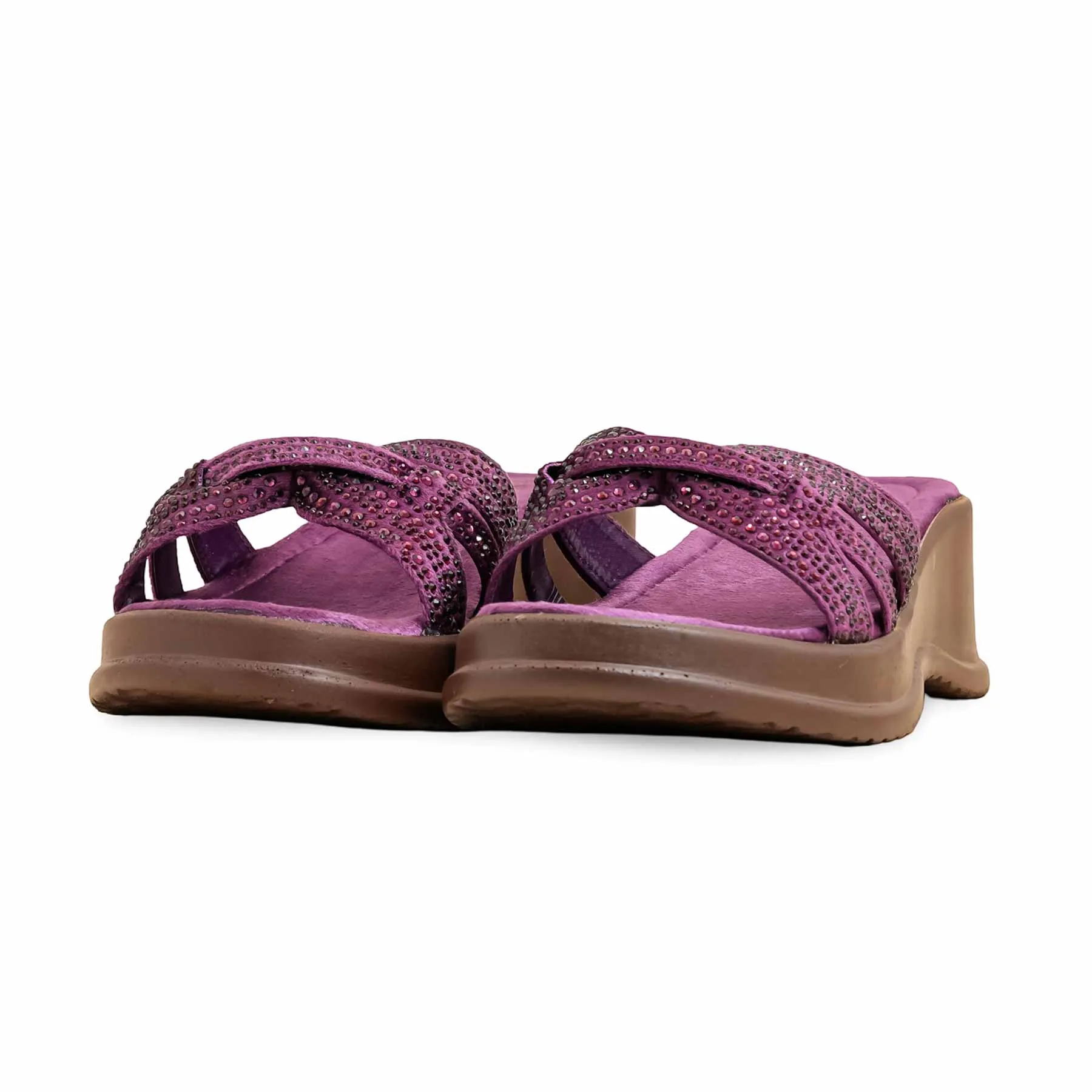 Purple Formal Slipper PU0533