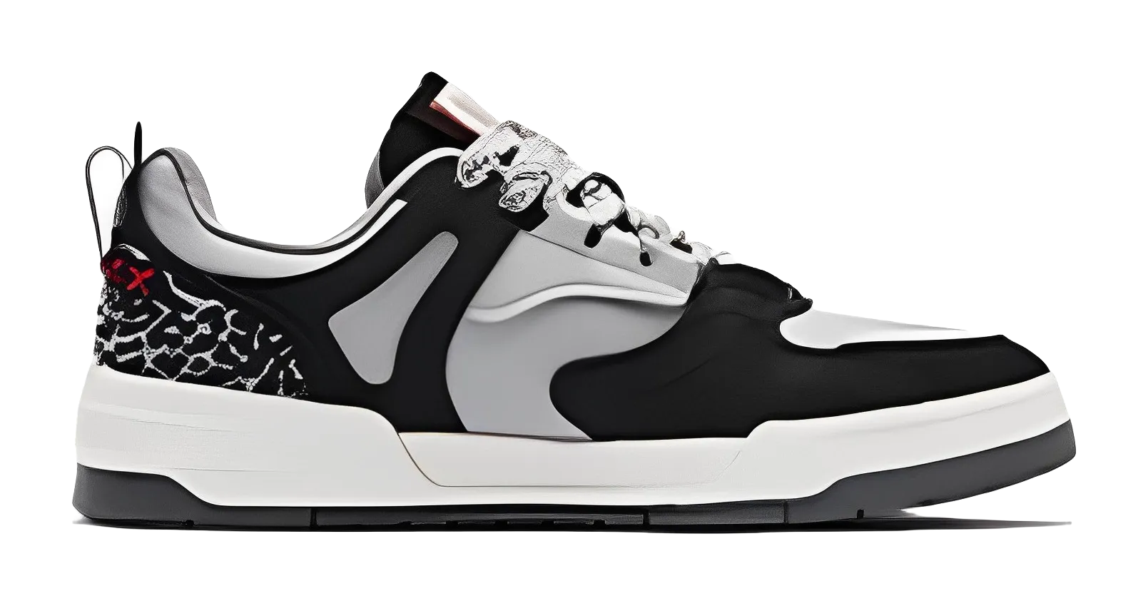 True Leather Casual Shoes QIAODAN Inheritance 2.0 Enablement 2.0 Wear-Resistant Low-Top Skateboard Shoes Black Gray