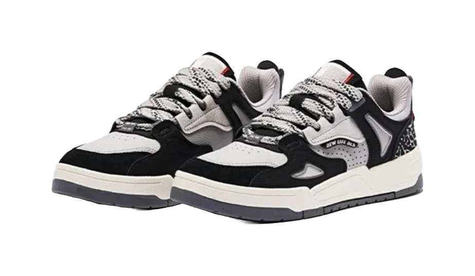 QIAODAN Inheritance 2.0 Enablement 2.0 Wear-Resistant Low-Top Skateboard Shoes Black Gray Best Zero Drop Casual Shoes