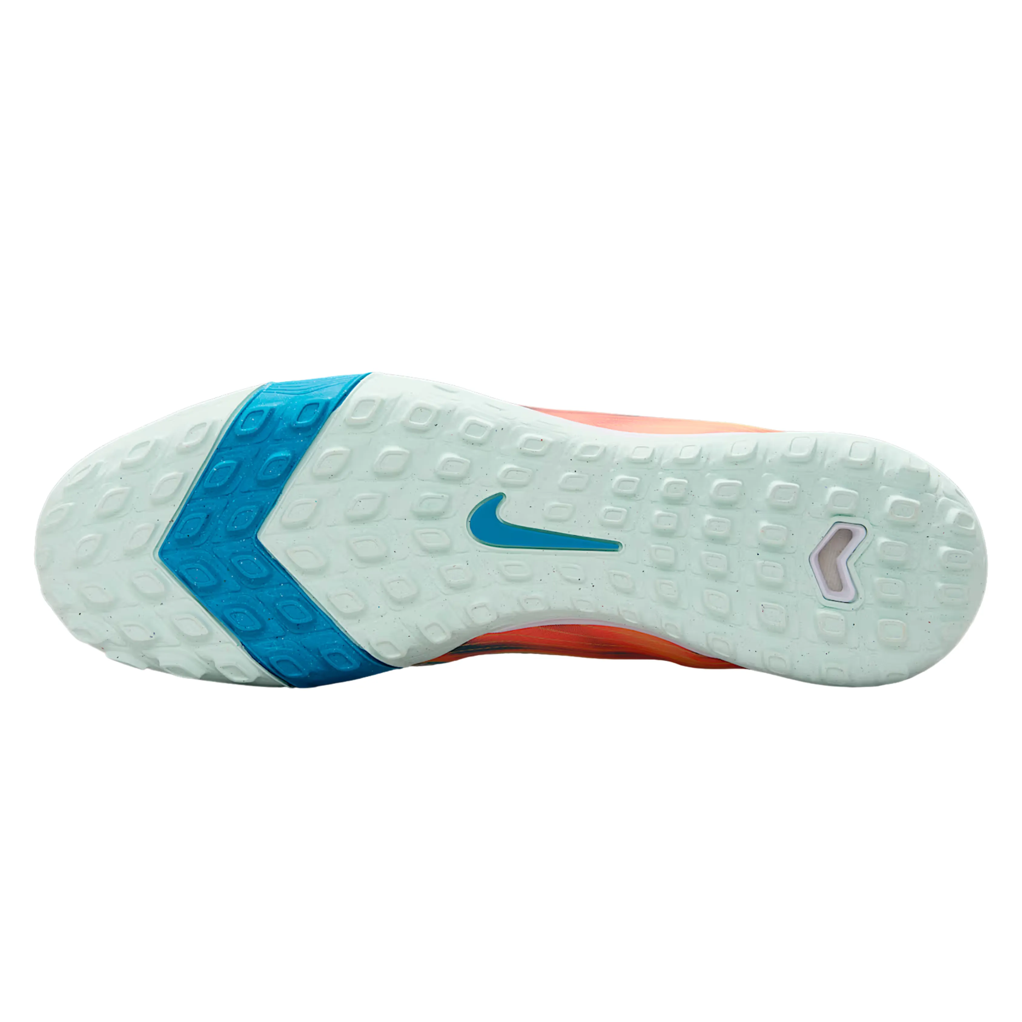 Nike Zoom Superfly 10 Academy KM Turf Soccer Shoes (Melon Tint/Neo Turq/Igloo) Soccer Cleats Size 5.5