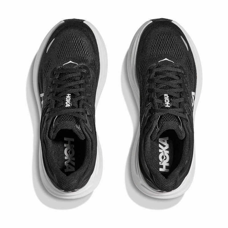 WOMEN'S HOKA BONDI 9 BLACK WHITE 1162012/BWHT Store Shoes