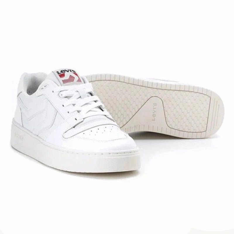 levi's Glide men sneaker white LVM5 Raffia Brogues