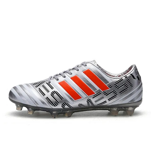 Sneakers Men Football Shoes Soccer Cleats Boots Long Spikes TF Spikes Sneakers