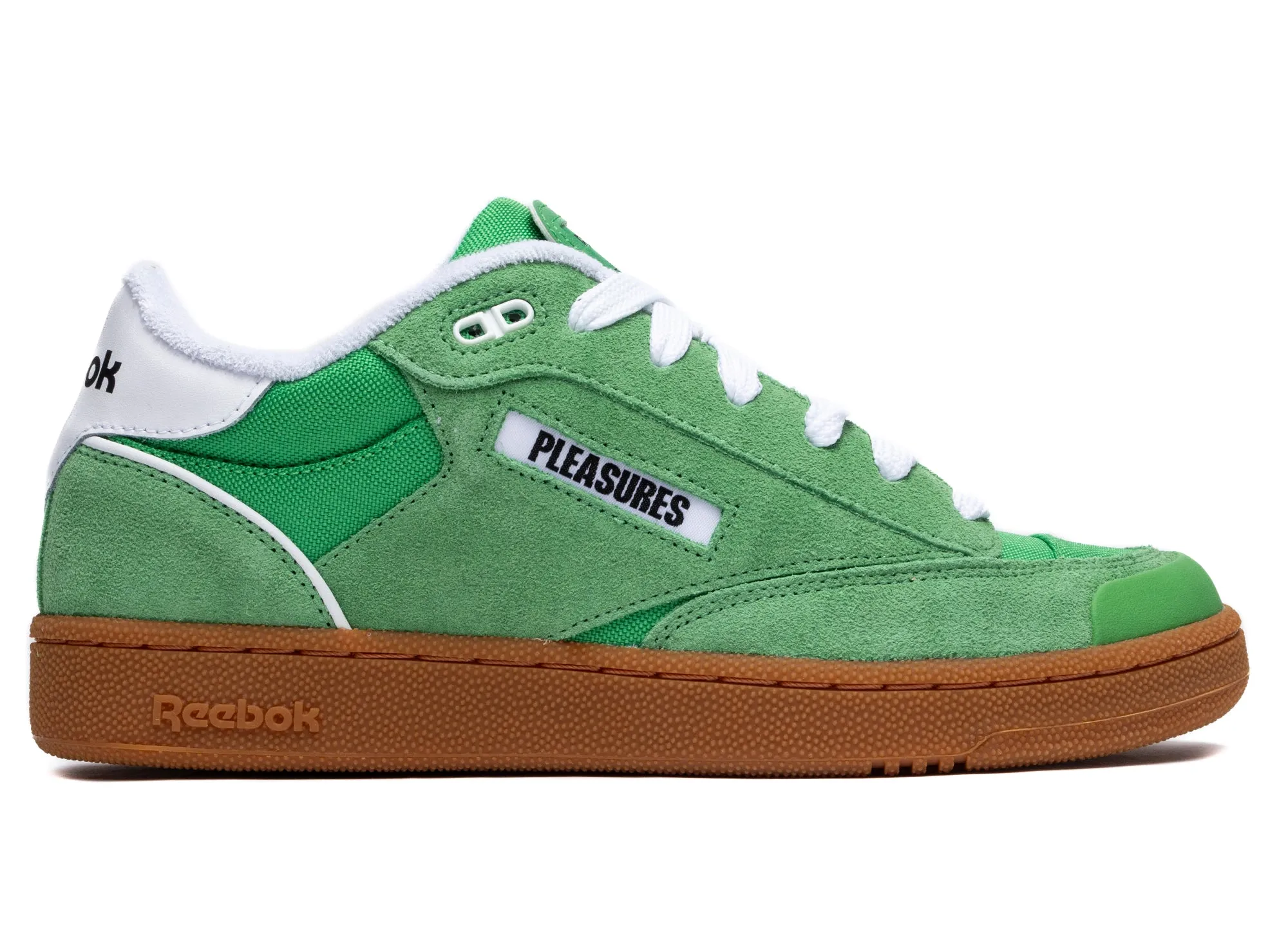 Yellow Lace Up Shoes Reebok x Pleasures Club C Bulc 'Not Guilty'