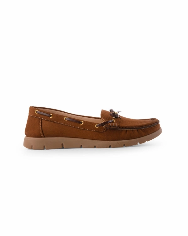 Flex Up - Caramel Brown : Loafers Lug Sole Platform Loafers