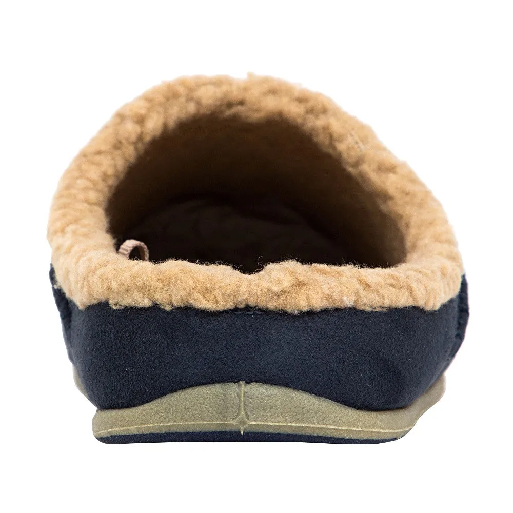 Furry Slides Nordic Unisex in Navy