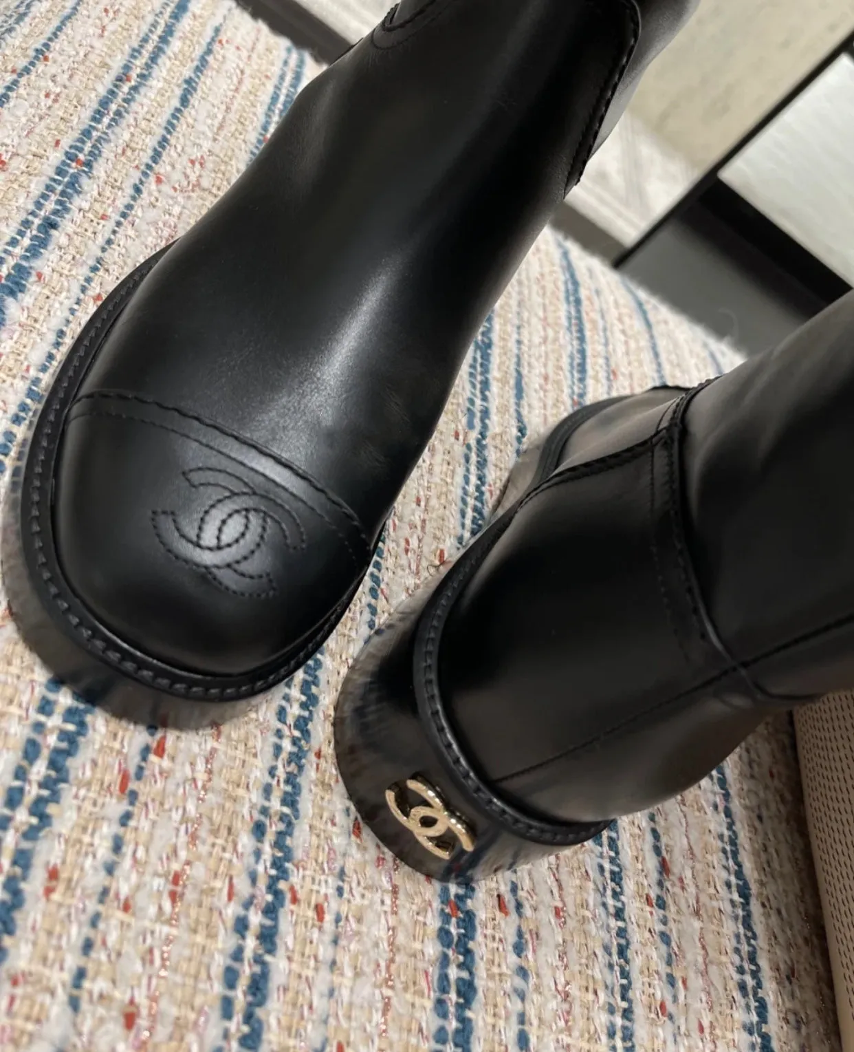 SE673  Size 4-11 Leather High Boots